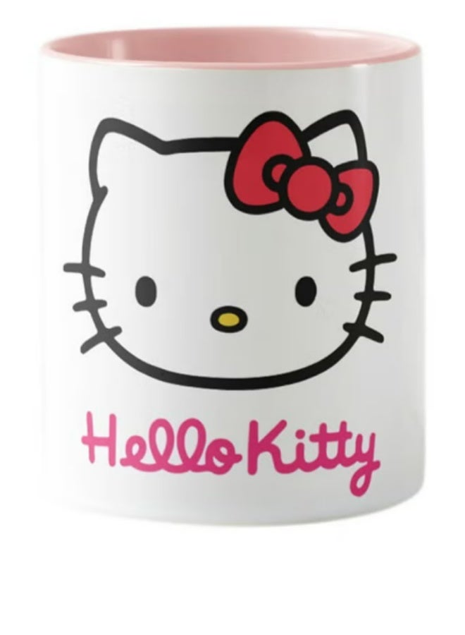 Hello Kitty Mug White & Pink - Image 1